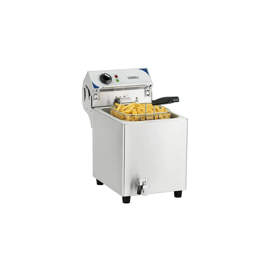 Friteuse électrique équipé de vanne de vidange 7 litres