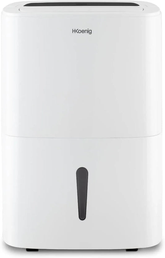 Déshumidificateur DSH520 20L/jour, 5 L, 400 W, portable, minuteur, silencieux, Minuteur 24h, Pour Pièces de 25m², Résevoir 5L