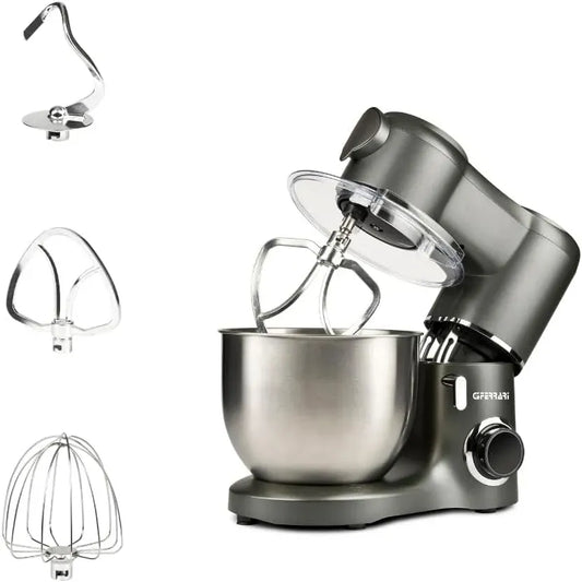 Accessoire pour appareil G20149, 7 L, 1400 W, 1800 W, acier inoxydable, gris, bol inox de 7 L, G3 Ferrari Robot pâtissier 7 L