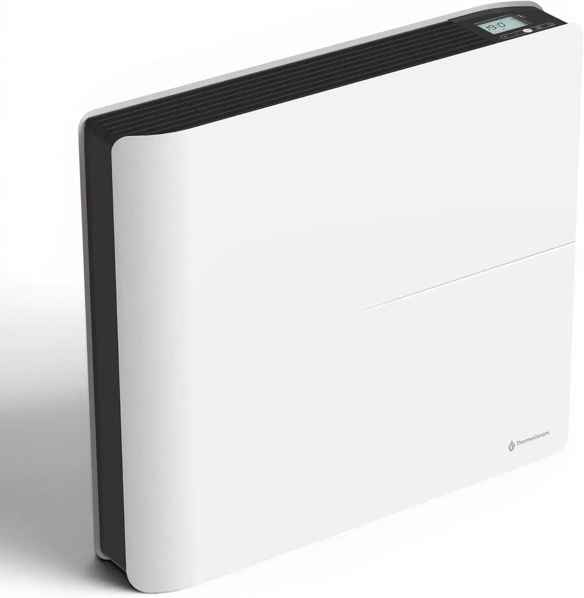 Radiateur électrique, 1000 W, blanc, appareil de chauffage, électrique connecté 1000W double système de chauffe horizontal Blanc Molia