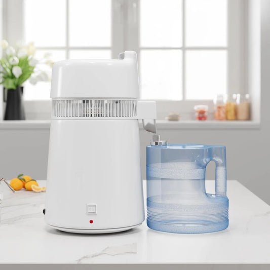 Machine à eau, Filtre, Portable, 6 L, 900 W, acier inoxydable, blanc, pour Maisons