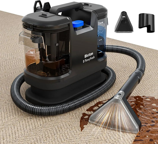 Aspirateur, 1,8 L, grand réservoir, B Flowyfresh Shampouineuse –Nettoyeur canapé Tissu, 13 kPa, 1,8 L réservoir d'Eau