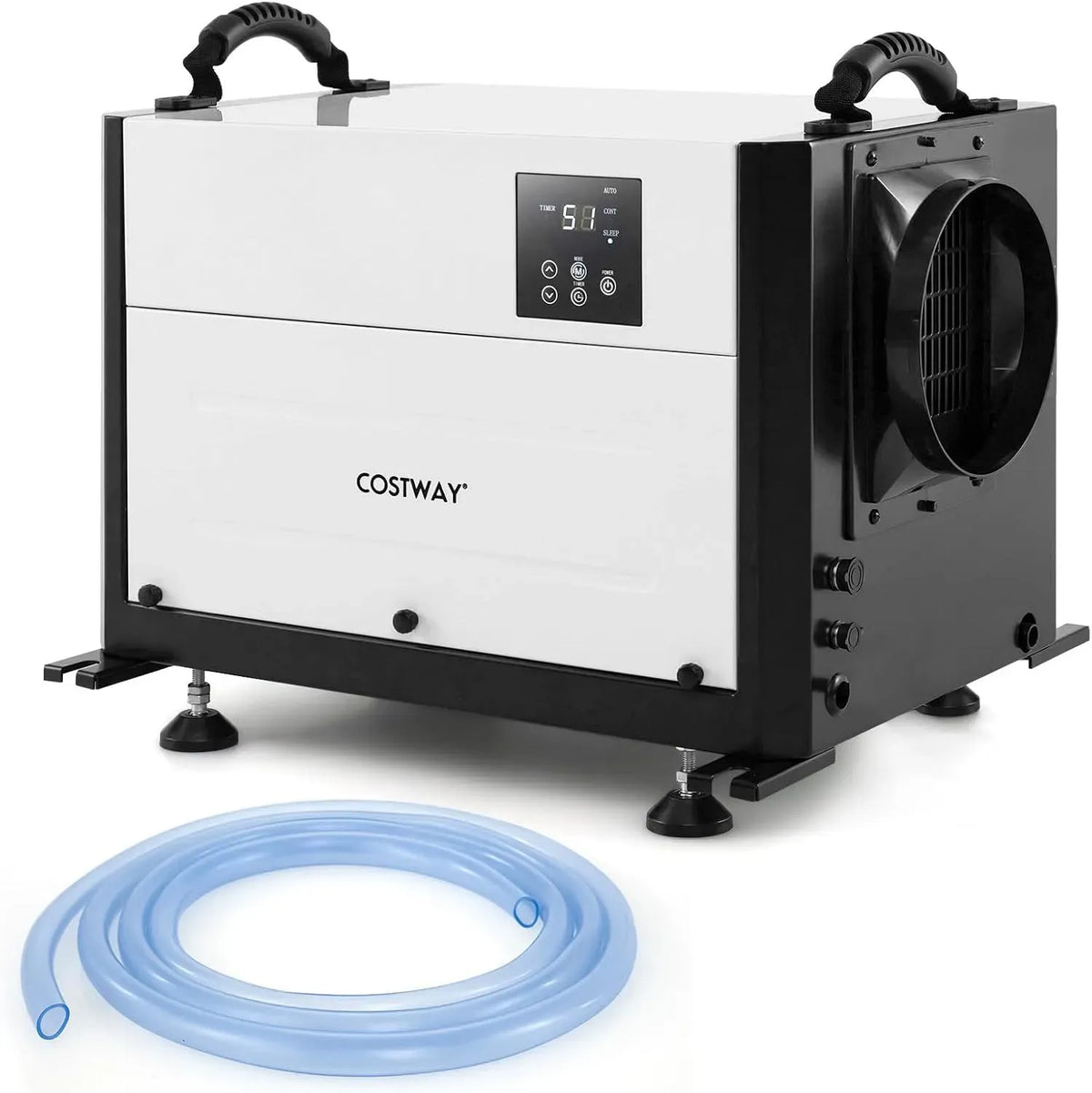 Déshumidificateur, COSTWAY, minuteur, industriel, professionnel, noir, 58,5 L/Jour