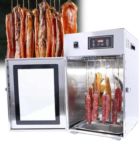 déshydrateur alimentaire, Armoire, 800 W, 30 à 90 °C, professionnel, acier inoxydable, pour Viande séchée