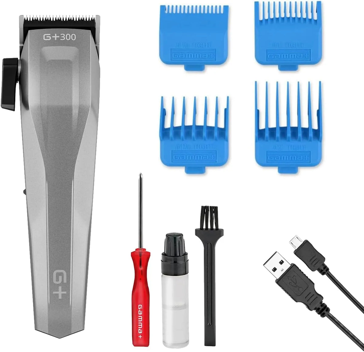 G+300 Moteur, USB, professionnel, sans fil, Tondeuse Cheveux Professionnelle Homme Gamma+