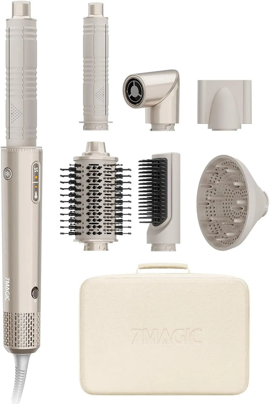 Diffuseur, Air Styler 7 en 1, Auto, Sèche-Cheveux Ionique avec Diffuseur