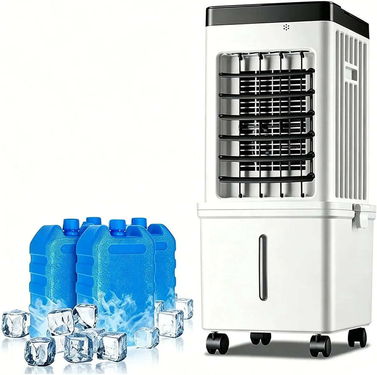 Climatiseur, 15 L, roulettes de déplacement, grand réservoir