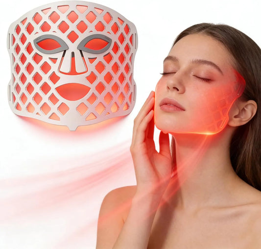 2000mAh Batterie, rouge, LED, Appareil, Masque LED Visage 3 Couleurs Rouge Bleu Vert